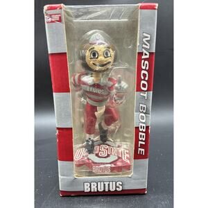 Forever Collectibles - OSU Brutus Buckeye Mascot Bobble - Ohio State Bobblehead